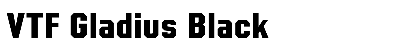 VTF Gladius Black
